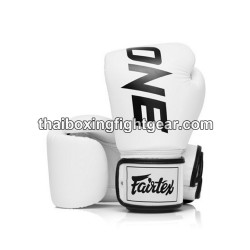 GANTS DE BOXE THAI FAIRTEX BGV-1 ONE BLANC | Gants
