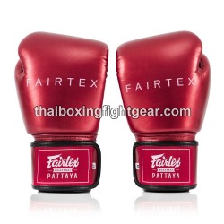 FAIRTEX BGV-22 THAIBOXING GLOVES METALLIC RED | Gloves