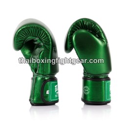 GANTS DE BOXE THAI FAIRTEX BGV-22 METALLIC VERT | Gants