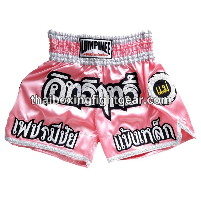 Short de boxe Thai Lumpinee Rose | Shorts Boxe Thai