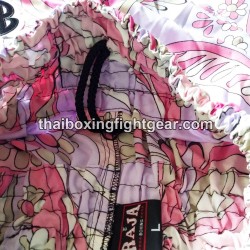 Short de Boxe Thai Raja Boxing Flower Pink | Shorts Boxe Thai