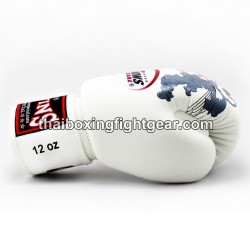 Gants de boxe Twins "Fancy" FBGVL3-13 Fleur Blanc | Gants