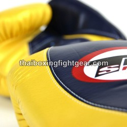 Gants de boxe thai Twins BGVL8 "Navy Gold" | Gants
