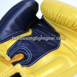 Gants de boxe thai Twins BGVL8 "Navy Gold" | Gants