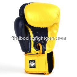 Gants de boxe thai Twins BGVL8 "Navy Gold" | Gants
