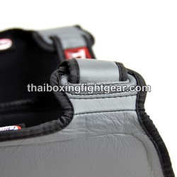 Protège-tibias double protections Twins  SLG-10 CUIR "Grey" | Protections