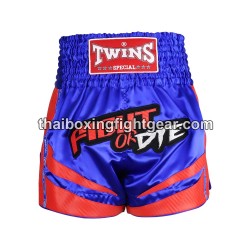 SHORT DE BOXE THAI TWINS TBS-FIGHTORDIE "Blue" | Shorts