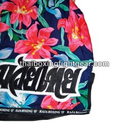 Short de Boxe Thai Raja Boxing "Flower Purple" | Shorts Boxe Thai