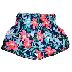 Short de Boxe Thai Raja Boxing "Flower Purple" | Shorts Boxe Thai