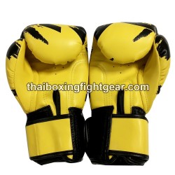 Raja Boxing Gants de boxe  Muay Thai"Tattoo Yellow" | Gants