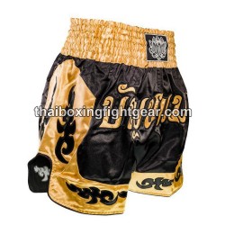 Short de boxe thai Buakaw Banchamek "BFG66-2 BLACK GOLD" | Shorts