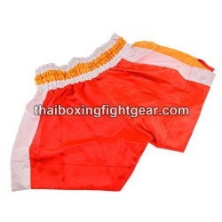 Short de boxe thai Buakaw Banchamek "BFG4-4 RED WHITE GOLD" | Shorts