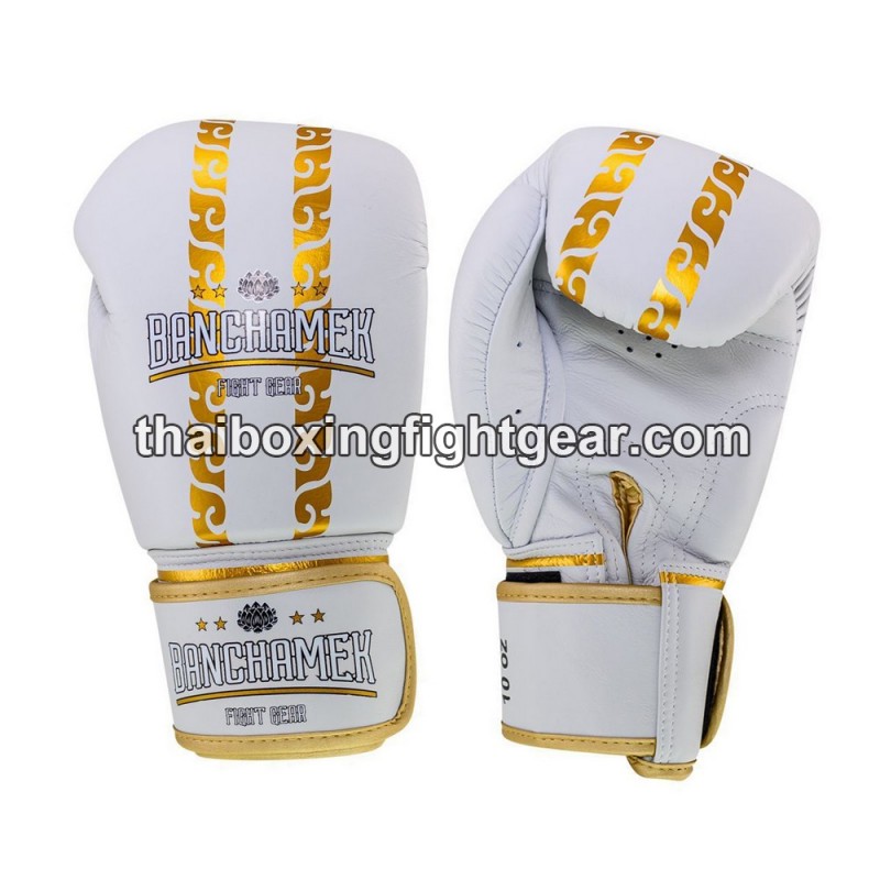 Gants de boxe thai Buakaw Banchamek "BGL Striker White" | Gants Boxe Thai