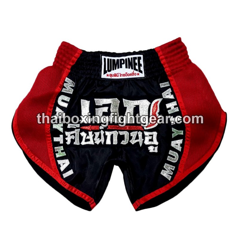Short de boxe Thai Lumpinee "Bat Red" | Shorts Boxe Thai