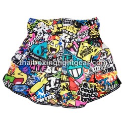 Short de Boxe Thai Raja Boxing "Warn" | Shorts Boxe Thai