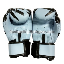Raja Boxing Gants de boxe  Muay Thai"Tattoo Light Blue" | Gants