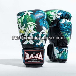 Raja Boxing Gants de boxe  Muay Thai "Orchid Black" | Gants