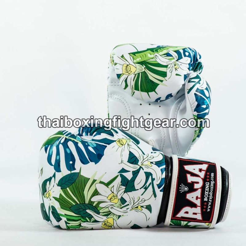Raja Boxing Gants de boxe  Muay Thai "Orchid White" | Gants
