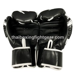 Raja Boxing Gants de boxe  Muay Thai"Tattoo Black" | Gants