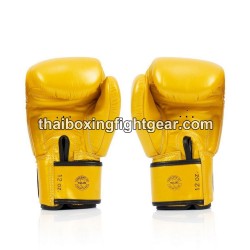 Gants de Boxe Thai Fairtex BGV19 Jaune | Gants