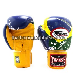 Gants de boxe thai Twins FBGVL3-44 "Brazil" | Gants