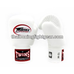 Gants de boxe thai Twins BGVL-3 Blanc | Gants