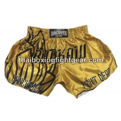 Buakaw Banchamek Muay Thai Boxing Shorts BSH6 GOLD BLACK | Shorts