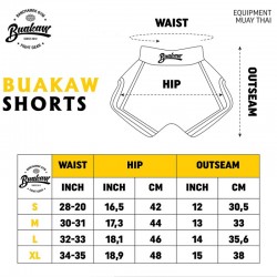 Short de boxe thai Buakaw Banchamek "BSH5 SILVER GOLD" | Shorts