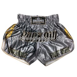 Short de boxe thai Buakaw Banchamek "BSH5 SILVER GOLD" | Shorts
