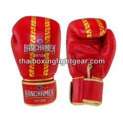 Buakaw Banchamek Muay Thai Boxing Gloves BGL Striker Red | Muay Thai Gloves