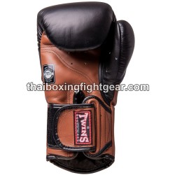 Gants de boxe thai Twins BGVL6 Marron Noir | Gants