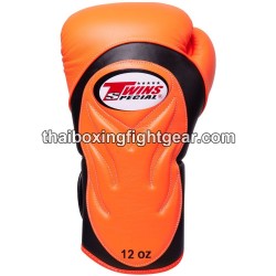 Gants de boxe thai Twins BGVL6 Noir Orange | Gants