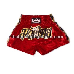 Short de Boxe Thai Raja Boxing Classic Rouge | Shorts Boxe Thai