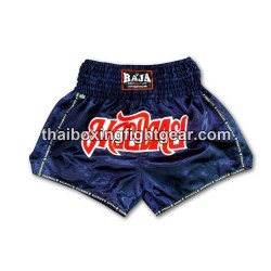 Short de Boxe Thai Raja Boxing Classic Bleu Nuit | Shorts Boxe Thai