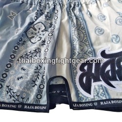 Short de Boxe Thai Raja Boxing "Indian Paisley LB" | Shorts Boxe Thai