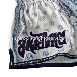 Short de Boxe Thai Raja Boxing "Indian Paisley LB" | Shorts Boxe Thai
