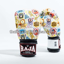 Raja Boxing Gants de boxe  Muay Thai "Monster Yellow" | Gants