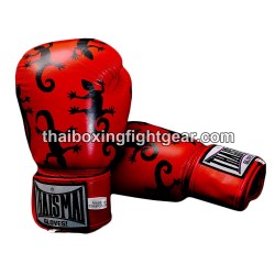 Gants de boxe thai Thaismai BG124 "LIZARD" Rouge | Gants