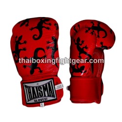 Gants de boxe thai Thaismai BG124 "LIZARD" Rouge | Gants