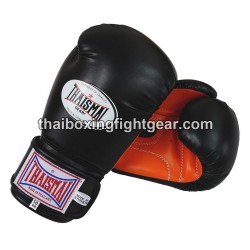 Gants de boxe thai Thaismai BG124 Noir Orange | Gants