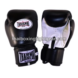 Gants de boxe thai Thaismai BG124 Noir Blanc | Gants