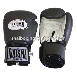 Gants de boxe thai Thaismai BG124 Gris Blanc | Gants