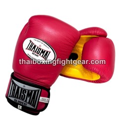 Gants de boxe thai Thaismai BG124 Rose Jaune | Gants