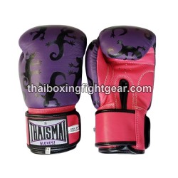Gants de boxe thai Thaismai BG124 "LIZARD" Violett Rosa | Gants