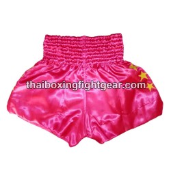 SHORT DE BOXE THAISMAI "Powerpuff" Rose | Shorts