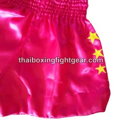 SHORT DE BOXE THAISMAI "Powerpuff" Rose | Shorts