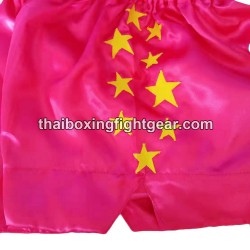 SHORT DE BOXE THAISMAI "Powerpuff" Rose | Shorts