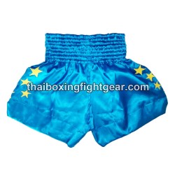 SHORT DE BOXE THAISMAI "Powerpuff" Bleu | Shorts