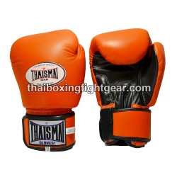 Gants de boxe thai Thaismai BG124 Orange Noir Thaismai - 1