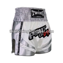 SHORT DE BOXE THAI TWINS TBS- FIGHTORDIE "White" Twins - 2